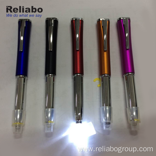 Unique Promotional LED Light Metal Ball Pen